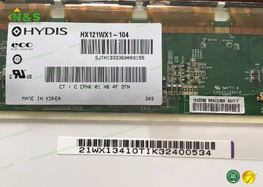 HX121WX1-104産業LCDはHYDISを12.1インチの黒普通表示します