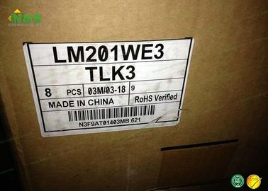 普通白いLM201WE3-TLK3 LG LCDの窓ガラス433.44×270.9 mmの作用面積の20.1インチ