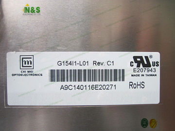 G154I1-L01 CMO Si TFT- LCDの表示パネル15.4のインチ1280×800の平らな長方形の表示