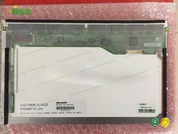 LQ106K1LA02 10.6インチ産業LCDは鋭いLCDのパネルの作用面積230.4×138.24 mmを表示します